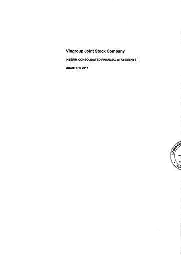 Thumbnail Vingroup Company Quarterly Report 2017-q1