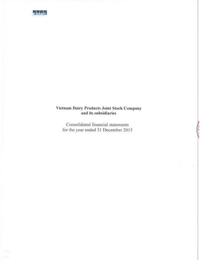 Thumbnail Vinamilk (Vietnam Dairy Products) Financial Statement 2015