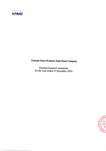 Thumbnail Vinamilk (Vietnam Dairy Products) Financial Statement 2019