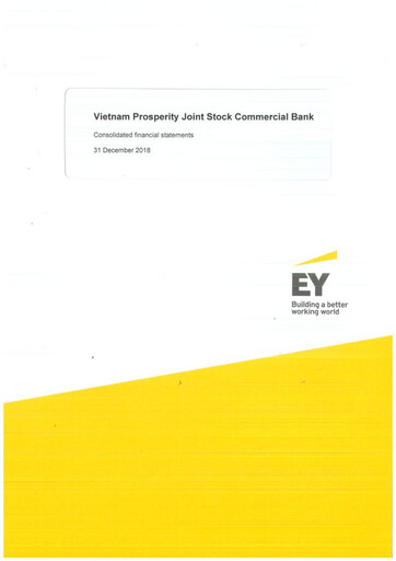 Thumbnail VPBank (Vietnam Prosperity Joint Stock Commercial Bank) Financial Statement 2018