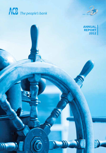 Vorschaubild Asia Commercial Joint Stock Bank Jahresbericht 2012