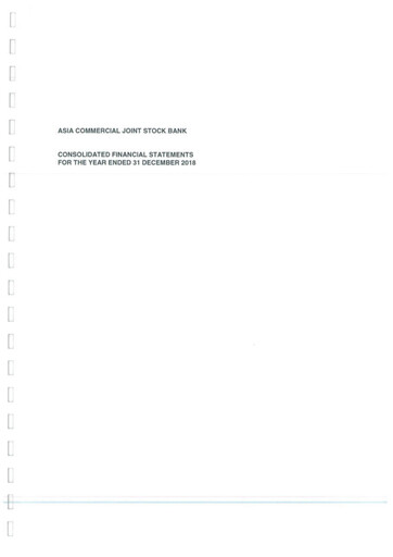 Vorschaubild Asia Commercial Joint Stock Bank Finanzmitteilung 2018