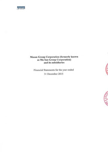 Thumbnail Masan Group Financial Statement 2015