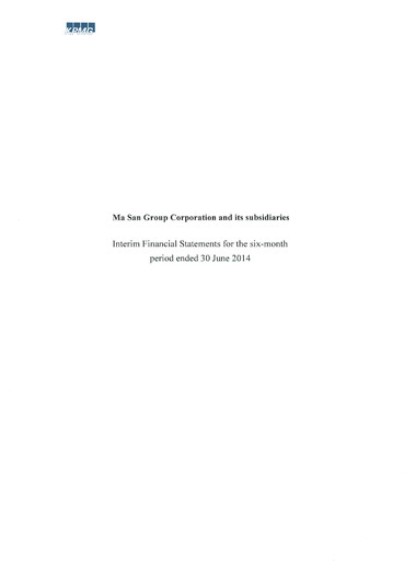 Miniature Masan Group Rapport semestriel 2014-h1
