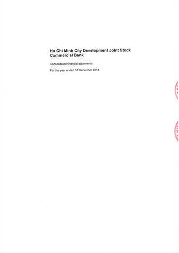 Thumbnail HD Bank (Ho Chi Minh City Development Joint Stock Commercial Bank) Financial Statement 2018
