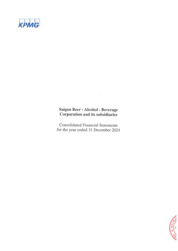 Thumbnail Sabeco Brewery (Saigon Beer) Financial Statement 2024