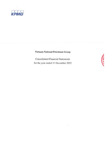 Miniature Vietnam National Petroleum Group Bilan financier 2022