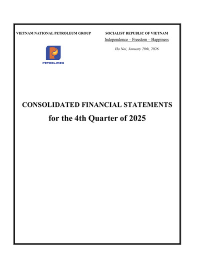 Thumbnail Vietnam National Petroleum Group Quarterly Report 2025-q4
