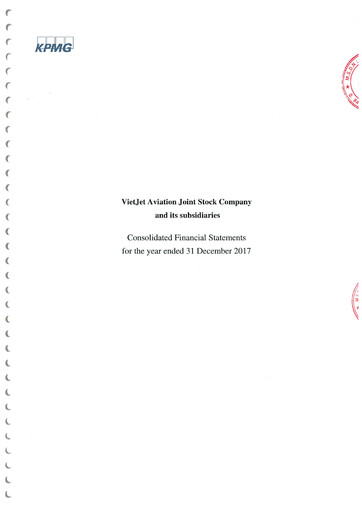 Thumbnail VietJet Aviation Financial Statement 2017