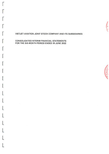 Thumbnail VietJet Aviation Financial Statement 2022-h1