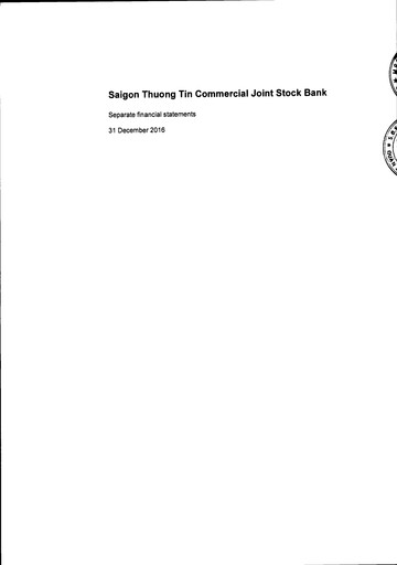 Thumbnail Saigon Thuong Tin Commercial Bank Financial Statement 2016