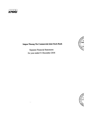 Thumbnail Saigon Thuong Tin Commercial Bank Financial Statement 2018