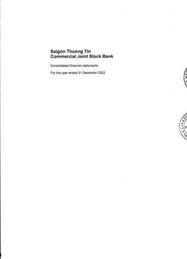 Thumbnail Saigon Thuong Tin Commercial Bank Financial Statement 2022