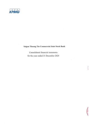 Thumbnail Saigon Thuong Tin Commercial Bank Financial Statement 2024
