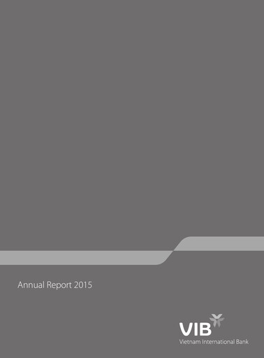Thumbnail VIB (Vietnam International Commercial Joint Stock Bank) Annual Report 2015