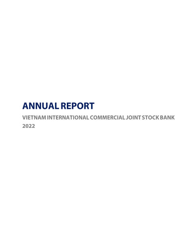 Thumbnail VIB (Vietnam International Commercial Joint Stock Bank) Annual Report 2022