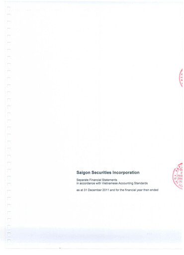 Miniature SSI Securities Corporation Bilan financier 2011