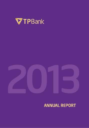 Thumbnail TPBank (Tien Phong Commercial Joint Stock Bank) Annual Report 2013