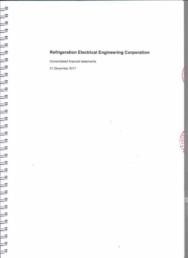 Vorschaubild REE (Refrigeration Electrical Engineering Corporation) Finanzmitteilung 2017