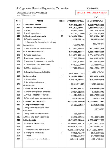 Vorschaubild REE (Refrigeration Electrical Engineering Corporation) Finanzmitteilung 2022-q3