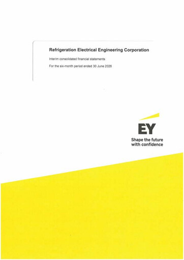 Thumbnail REE (Refrigeration Electrical Engineering Corporation) Half-year Report 2026-h1
