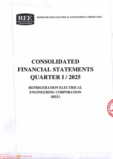 Vorschaubild REE (Refrigeration Electrical Engineering Corporation) Quartalsbericht 2025-q1