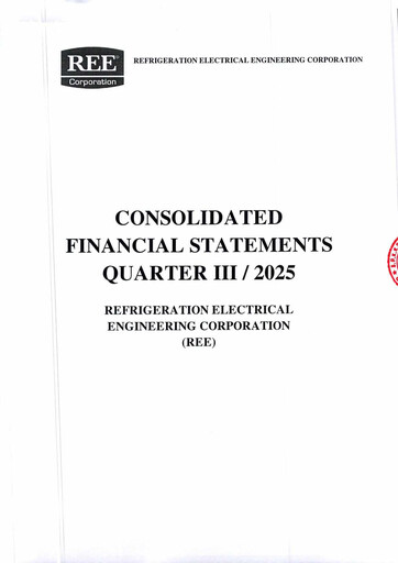 Vorschaubild REE (Refrigeration Electrical Engineering Corporation) Quartalsbericht 2025-q3