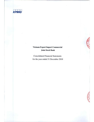 Thumbnail Eximbank (Vietnam Export Import Commercial Joint Stock Bank) Financial Statement 2018