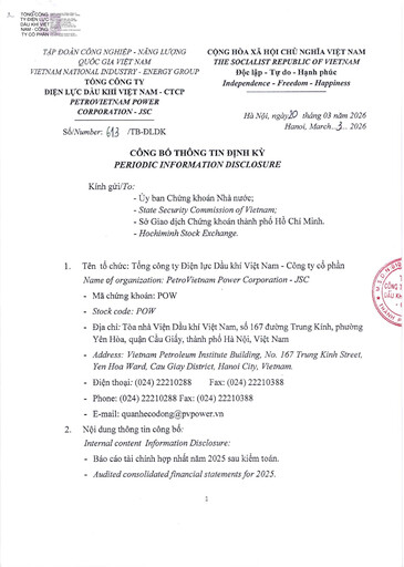 Thumbnail PetroVietnam Power Financial Statement 2025