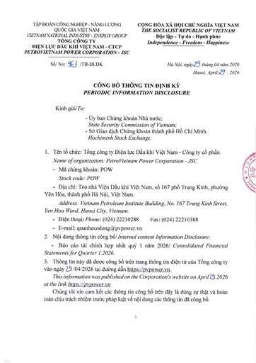Thumbnail PetroVietnam Power Quarterly Report 2026-q1