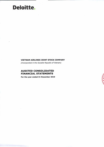 Thumbnail Vietnam Airlines Financial Statement 2019