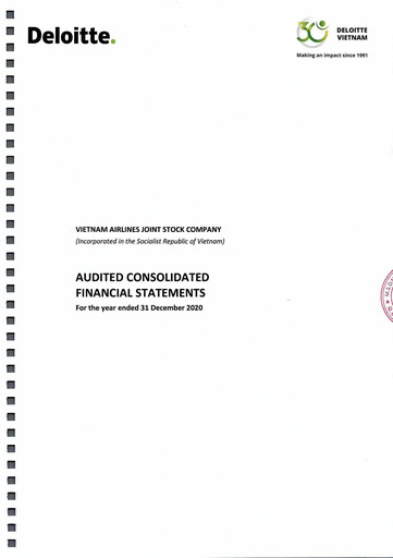 Thumbnail Vietnam Airlines Financial Statement 2020