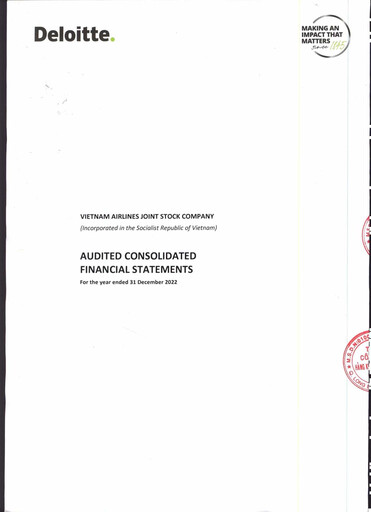 Thumbnail Vietnam Airlines Financial Statement 2022