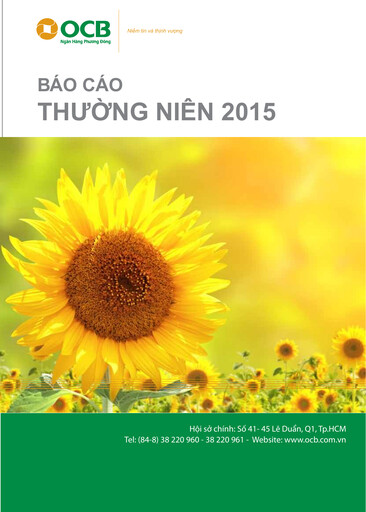 Thumbnail OCB (Orient Commercial Joint Stock Bank) Annual Report 2015