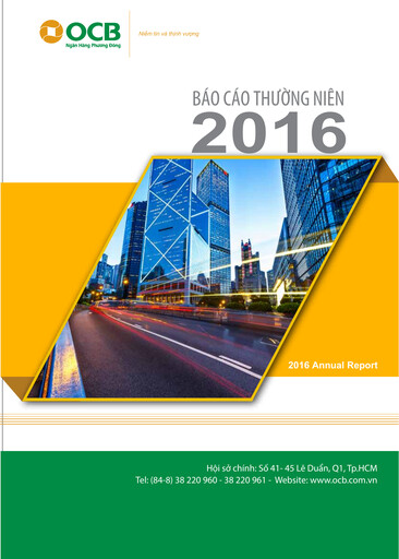 Thumbnail OCB (Orient Commercial Joint Stock Bank) Annual Report 2016