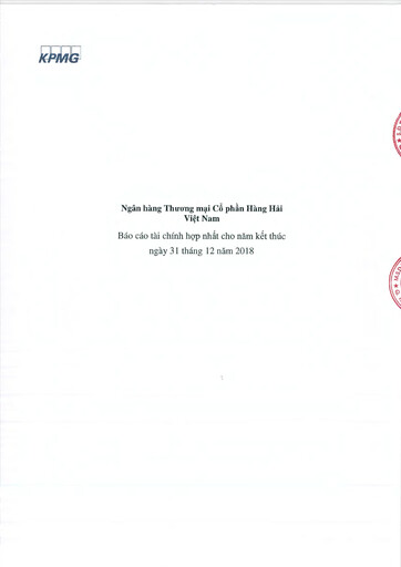 Miniature Vietnam Maritime Commercial Joint Stock Bank Bilan financier 2018