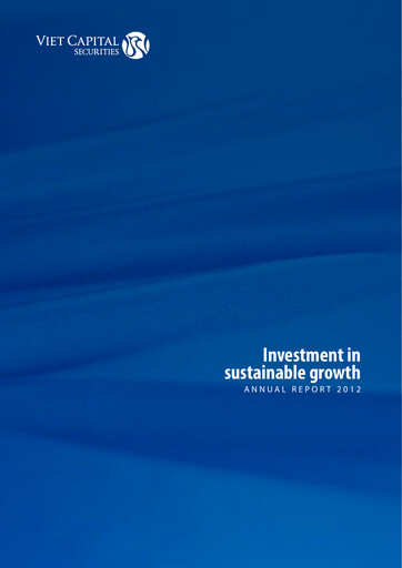 Thumbnail Vietcap Securities Annual Report 2012