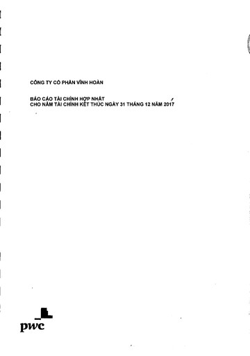 Thumbnail Vinh Hoan Corporation Financial Statement 2017