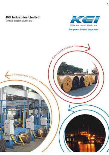 Thumbnail KEI Industries Annual Report 2007-2008
