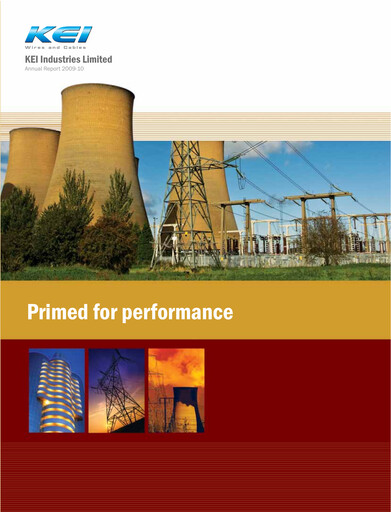 Thumbnail KEI Industries Annual Report 2009-2010