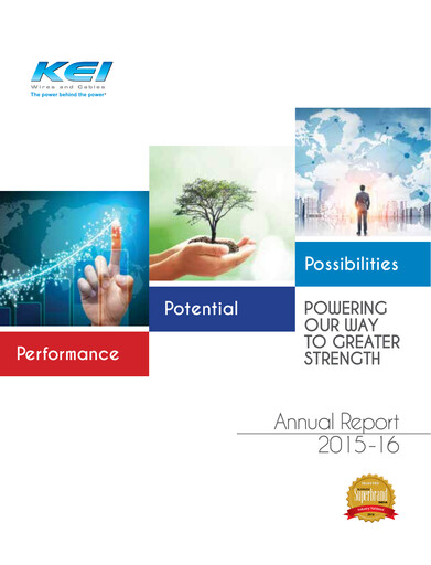 Thumbnail KEI Industries Annual Report 2015-2016