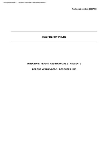 Thumbnail Raspberry Pi Financial Statement 2023