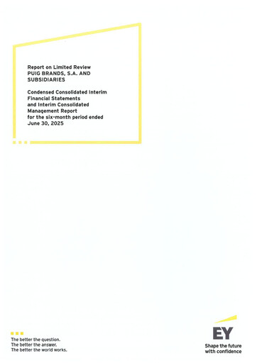 Thumbnail Puig Brands Financial Statement 2025-h1