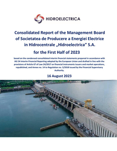Thumbnail SPEEH Hidroelectrica Half-year Report 2023-h1