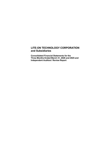 Thumbnail Lite-On Technology Quarterly Report 2026-q1