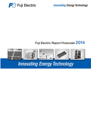 Thumbnail Fuji Electric Financial Statement 2014