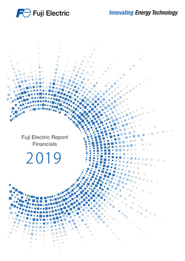 Thumbnail Fuji Electric Financial Statement 2019