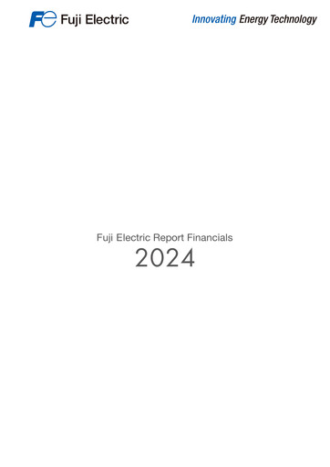 Thumbnail Fuji Electric Financial Statement 2024