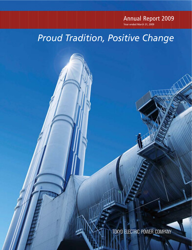 Thumbnail Tokyo Electric Power Company Annual Report 2009