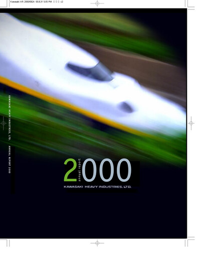 Vorschaubild Kawasaki Heavy Industries Jahresbericht 2000